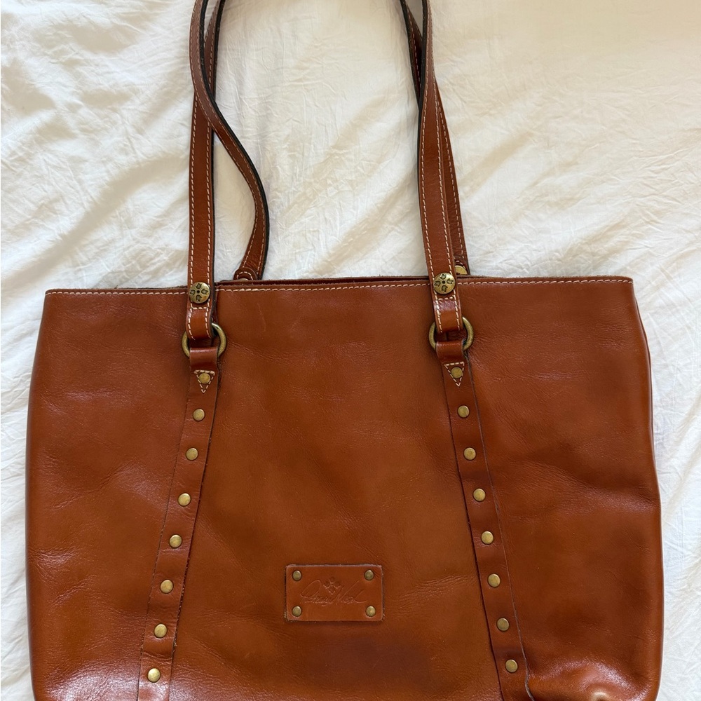 Patricia Nash Brown Leather Tote Bag